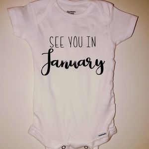 See you in “month” onesies